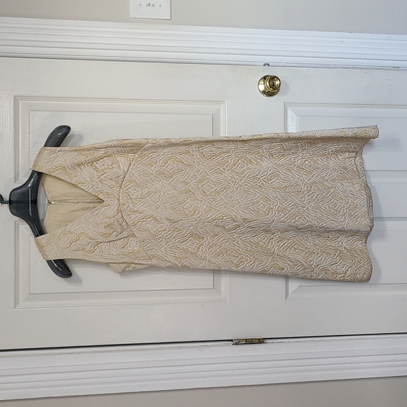 Custom ~60s two piece quilted holiday set - coat and dress - Picture 6 of 10